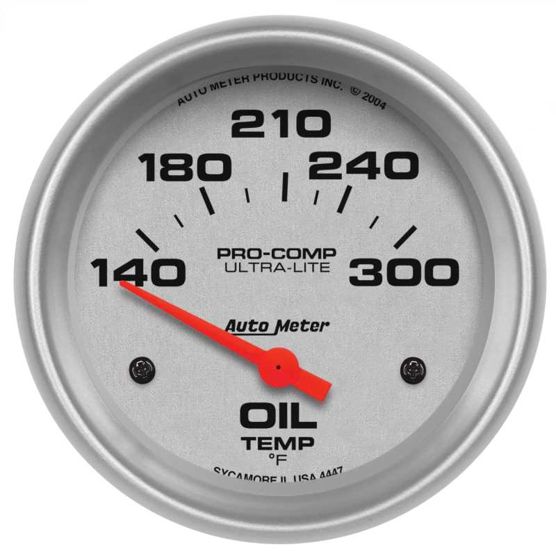 Ultra-Lite® Electric Oil Temperature Gauge 4447